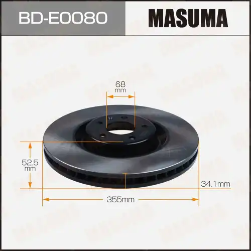 Тормозной диск MASUMA BD-E0080