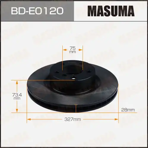 Тормозной диск MASUMA BD-E0120