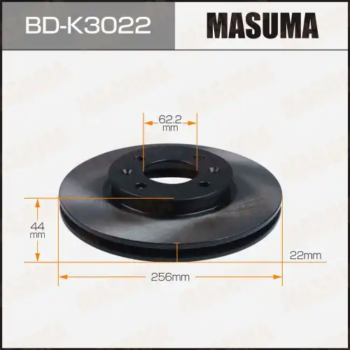 Тормозной диск MASUMA BD-K3022