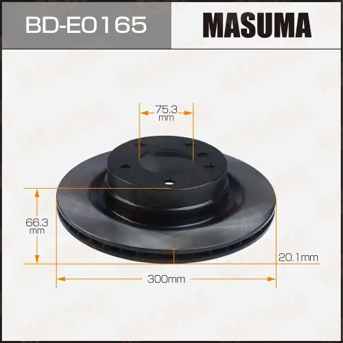 Тормозной диск MASUMA BD-E0165