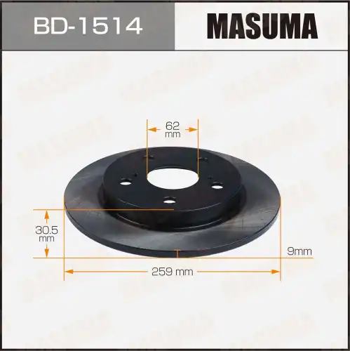 Тормозной диск MASUMA BD-1514