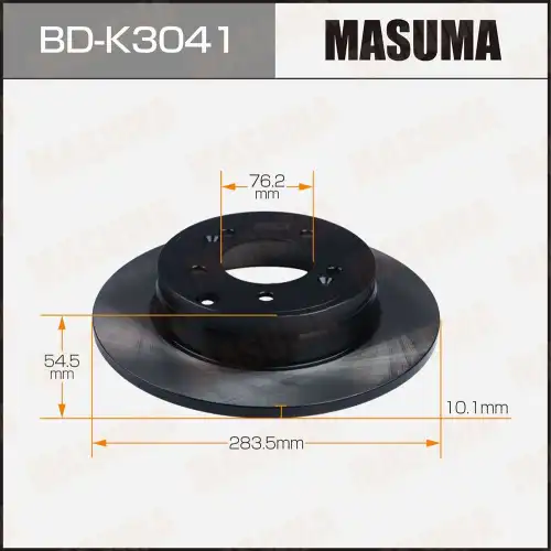 Тормозной диск MASUMA BD-K3041