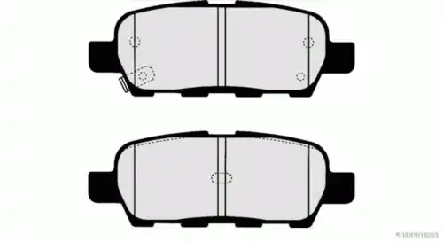 Тормозные колодки дисковые HERTH+BUSS J3611044