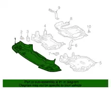 Front Deflector ! \06>11 MB CLS 550 5.5L V8 219 524 01 30 64