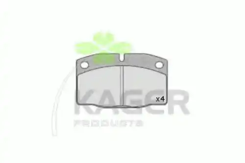 Тормозные колодки дисковые KAGER 35-0156