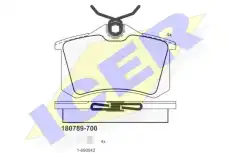 Тормозные колодки дисковые ICER 180789-700