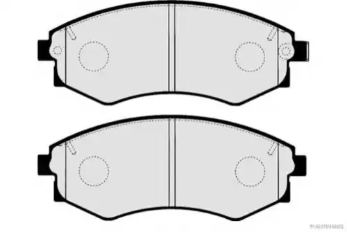 Тормозные колодки дисковые HERTH+BUSS J3600517