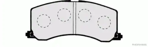 Тормозные колодки дисковые HERTH+BUSS J3608016
