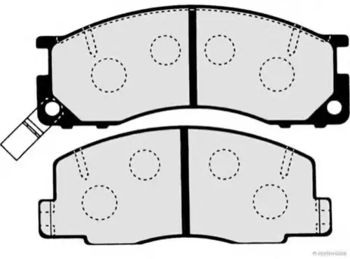 Тормозные колодки дисковые HERTH+BUSS J3602050