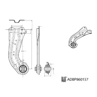Рычаг подвески BLUE PRINT ADBP860157