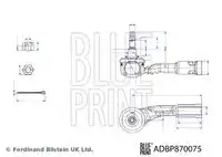 Рулевой наконечник BLUE PRINT ADBP870075