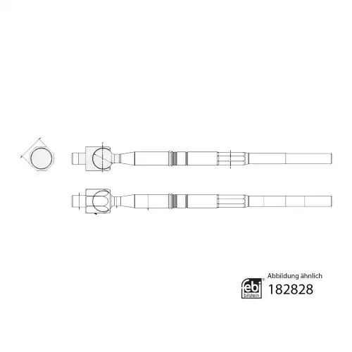 Рулевая тягa 182828 FEBI