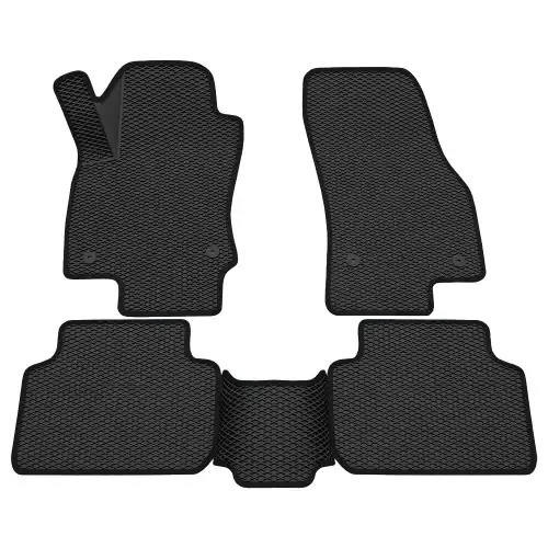 Коврики в салон REZKON 9235025201 Volkswagen Tiguan 2017-н.в. 4 шт., черный