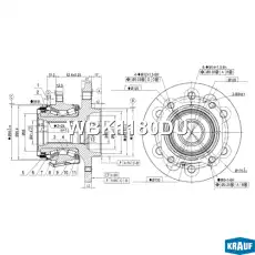 Ступица KRAUF WBK1180DU