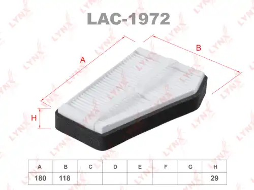 Салонный фильтр LYNXAUTO LAC-1972