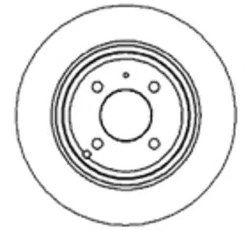 Тормозной диск MAPCO 15968