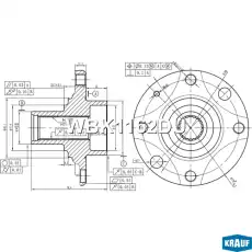 Ступица KRAUF WBK1162DU