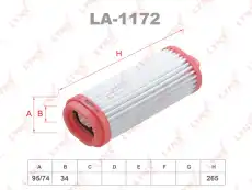 Фильтр воздушный LYNXAUTO LA-1172