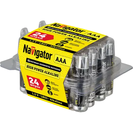 Батарейка 03 , ААА, 03, 1.5 94787 NAVIGATOR