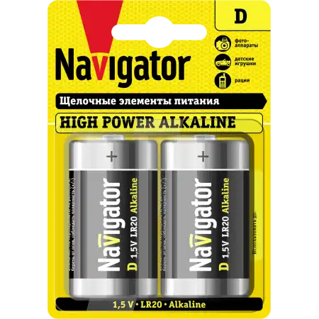 Батарейка 20 , , 20, 1.5 94755 NAVIGATOR