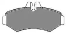 Тормозные колодки дисковые MAPCO 6040