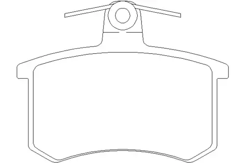 Тормозные колодки дисковые задняя ось MINTEX MDB1191