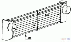 Интеркулер BEHR 8ML 376 723-521