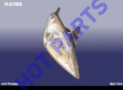 Фара HOT-PARTS T11-3772020