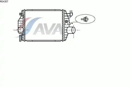 Интеркулер AVA MS4357