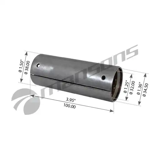 SPRING EYE BUSH, BI-METAL MPB60 MANSONS