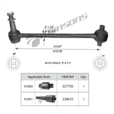 TORQUE ROD 540.005 MANSONS