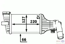 Интеркулер BEHR 8ML 376 723-181