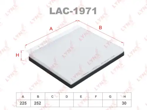 Салонный фильтр LYNXAUTO LAC-1971