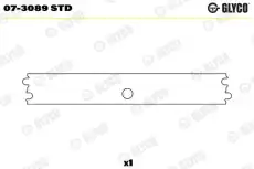 вкладыши KH-B! (1)\ Audi 80/A3/A4, Ford Galaxy, VW Golf/Passat 1.3-1.9D 80> 07-3089 STD GLYCO