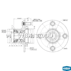 Ступица KRAUF WBK1370DU