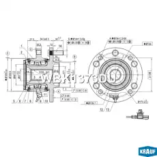 Ступица KRAUF WBK1373DU