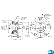 Ступица KRAUF WBK1376DU