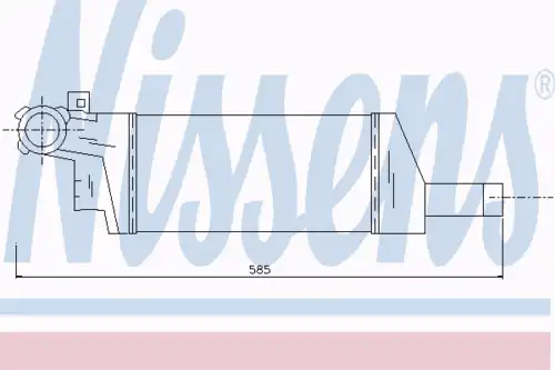 Интеркулер NISSENS 96656