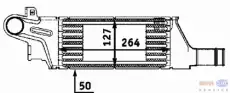Интеркулер BEHR 8ML 376 723-201