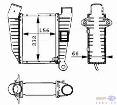 Интеркулер BEHR 8ML 376 723-001