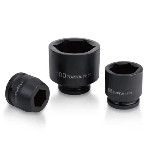 Socket impact Hexagonal 1 1/2 , metric size 105mm, length 125mm KABA48A5 TOPTUL