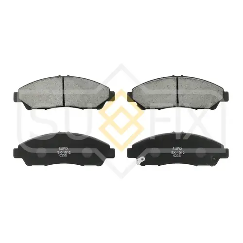 Тормозные колодки дисковые SUFIX SX-1012
