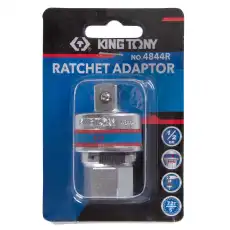 4844R KING TONY Адаптер 1/2'>1/2', трещоточный, 72 зубца