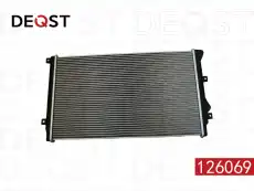 Радиатор системы охлаждения двигателя DEQST 126069