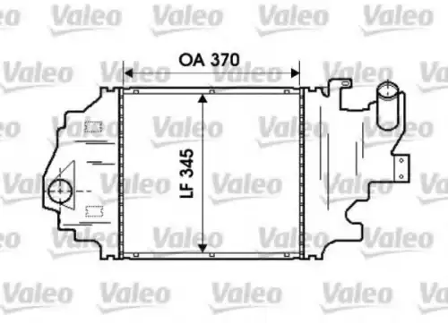 Интеркулер VALEO 817923