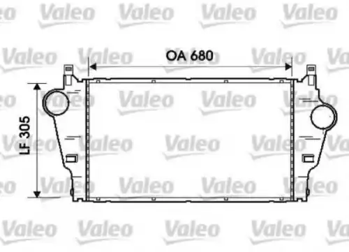 Интеркулер VALEO 817926