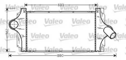 Интеркулер VALEO 817925