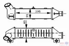 Интеркулер BEHR 8ML 376 723-251