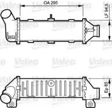 Интеркулер VALEO 817766