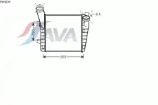 Интеркулер AVA VW4234